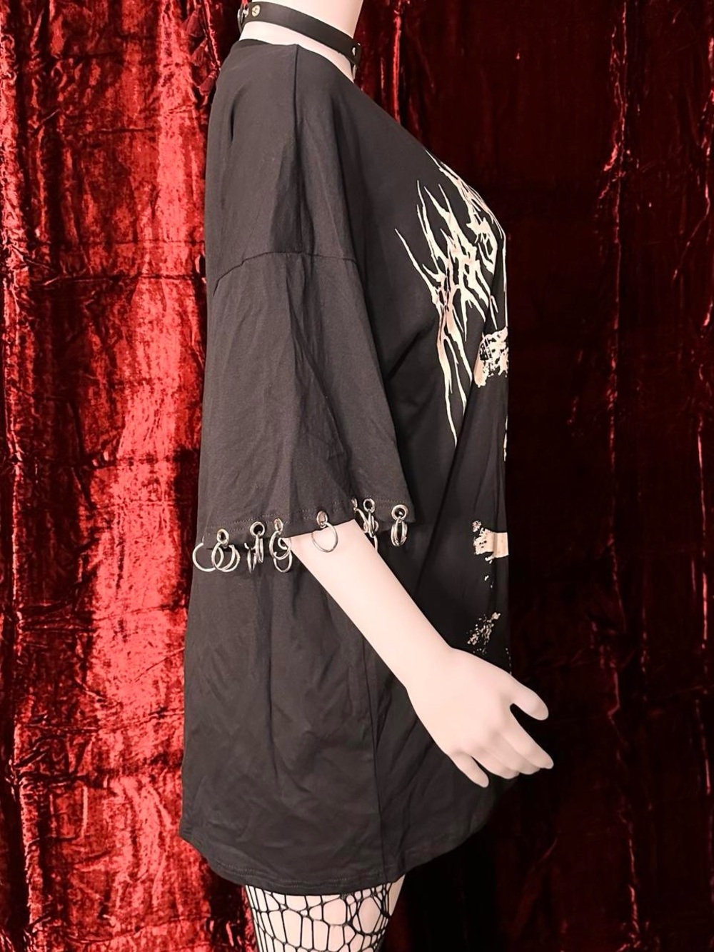 Dolls Kill ‘Widow’ Dual Psyche Oversized Tee - Picture 6 of 8
